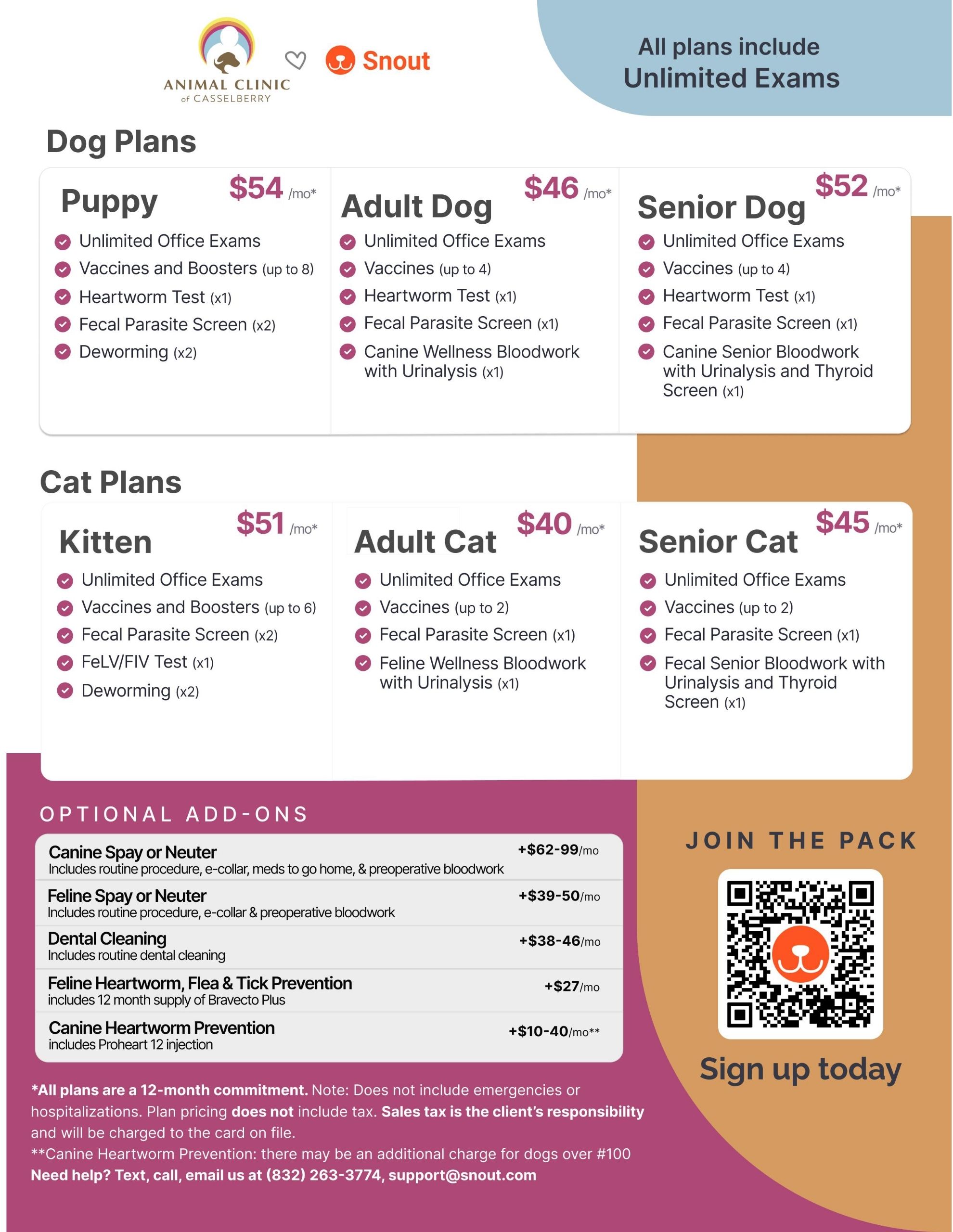 Animal Clinic of Casselberry Snout Flyer